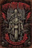 Deathrow Kustoms Metal Sign