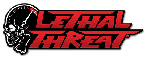 Lethal Threat Logo Metal Sign