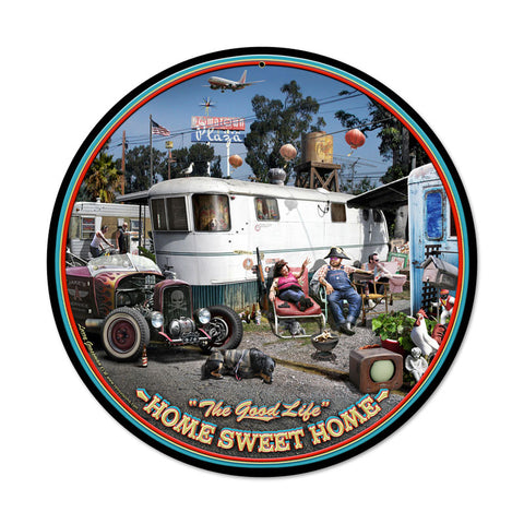 Good Life Vintage Sign Metal Sign