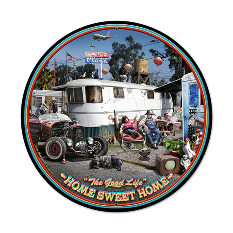 Good Life Vintage Sign Metal Sign