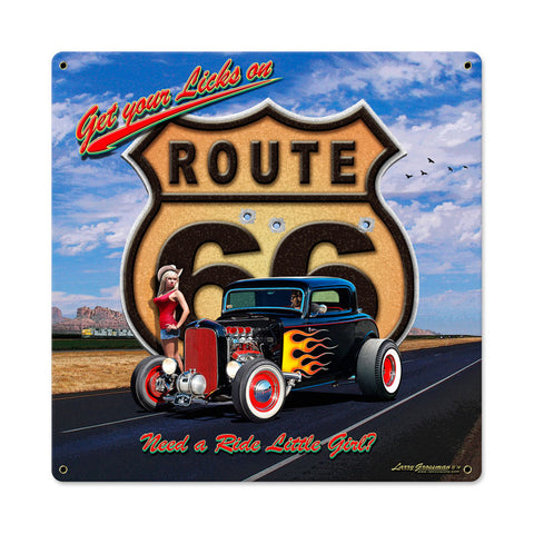 Get Your Licks Vintage Sign Metal Sign