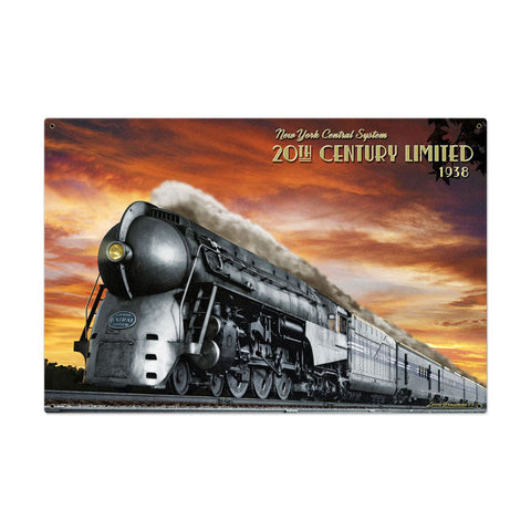 20th-Century-Limted-Vintage-Sign-Metal-Sign