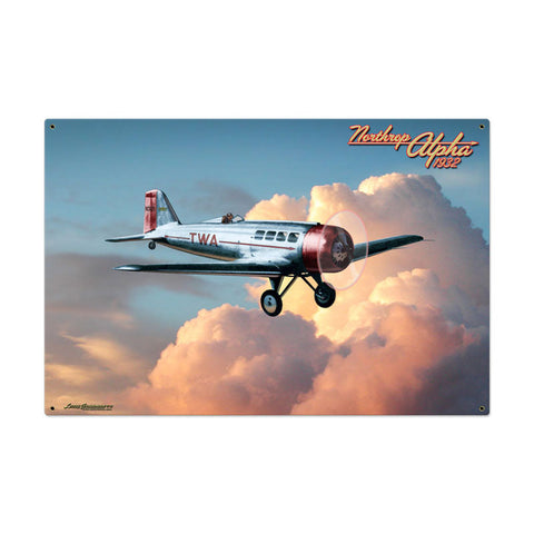 Northrop-Alpha-Vintage-Sign-Metal-Sign