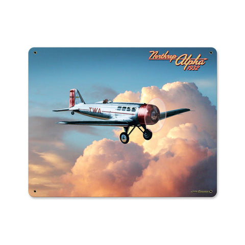 Northrop-Alpha-Vintage-Sign-Metal-Sign