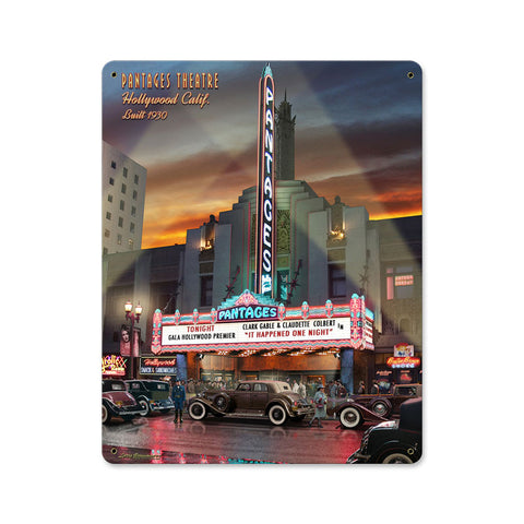 Pantages Vintage Sign Metal Sign