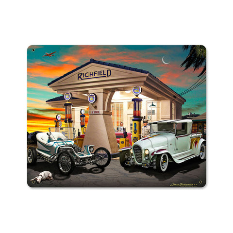 Outlaw And The Ala Kart Vintage Sign Metal Sign