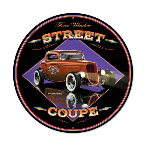 Street Coupe Vintage Sign Metal Sign
