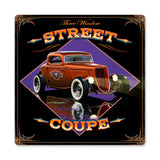 Street Coupe Vintage Sign Metal Sign