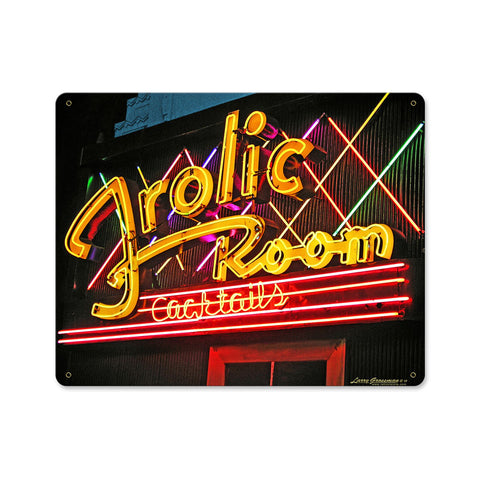 Frolic Room Vintage Sign Metal Sign