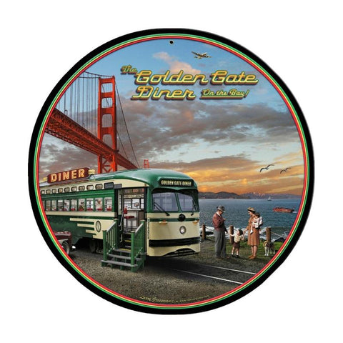 Golden-Gate-Bridge-Diner-Sign-Vintage-Sign-Metal-Sign