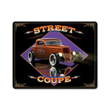 Street Coupe Vintage Vintage Sign Metal Sign