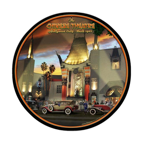 Chinese Theatre Vintage Sign Metal Sign