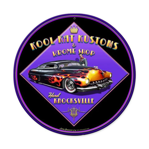 Kool-Kat-Kustoms-Vintage-Sign-Metal-Sign