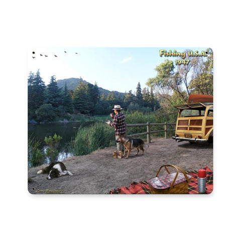Fishing Usa 1947 Vintage Sign Metal Sign