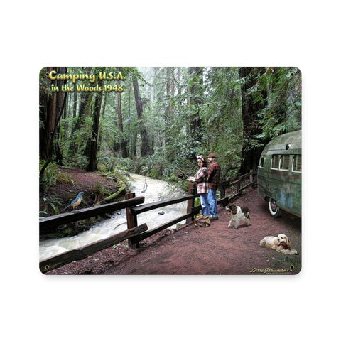 Camping Usa 1949 Vintage Sign Metal Sign