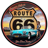 Route 66 Vintage Sign Metal Sign