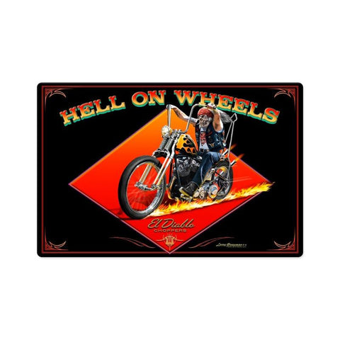 Hell-On-Wheels-Vintage-Sign-Metal-Sign