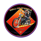 Hell On Wheels Vintage Sign Metal Sign