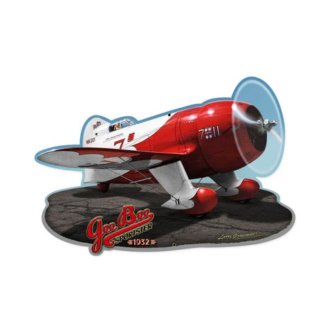 Gee-Bee-Racer-Vintage-Sign-Metal-Sign