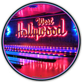 West Hollywood Metal Sign 28in X 28in Metal Sign