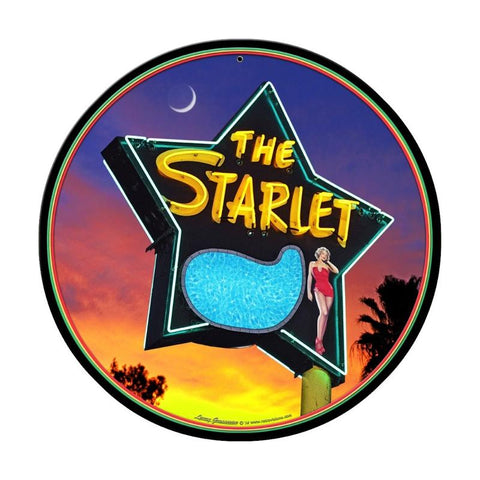 Starlett Metal Sign