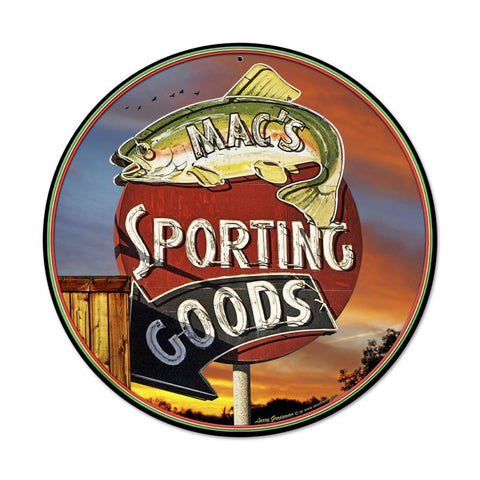 Sporting Goods Vintage Sign Metal Sign