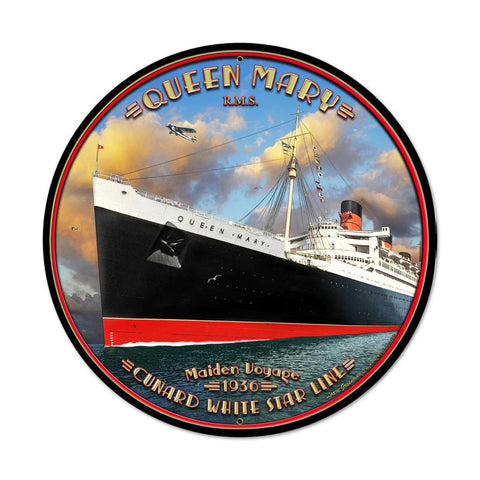 Queen-Mary-Vintage-Sign-Metal-Sign
