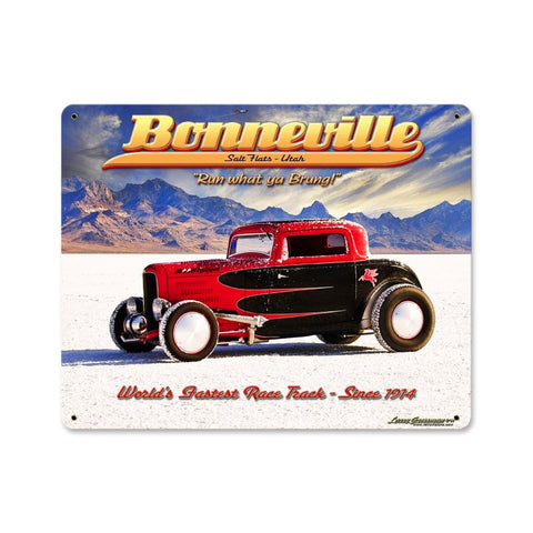 Bonneville Vintage Sign Metal Sign