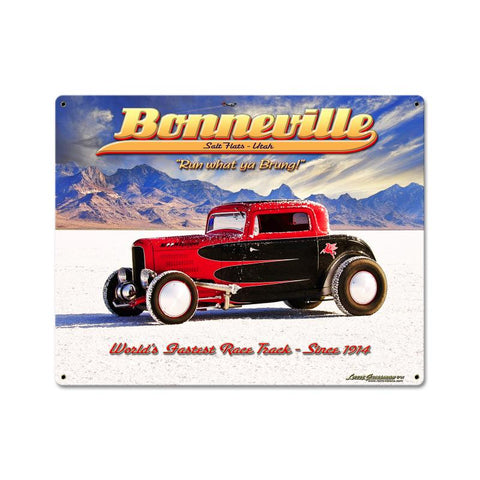 Bonneville Vintage Sign Metal Sign