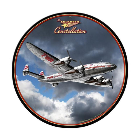 Lockheed Constellation Vintage Sign Metal Sign