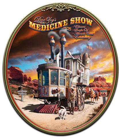 DOC ZOG PLASMA OVAL SHAPE Vintage Sign Metal Sign