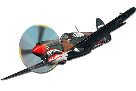 FLYING TIGER PLASMA SHAPE Vintage Sign Metal Sign