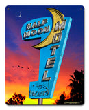 HALF MOON MOTEL Vintage Sign Metal Sign