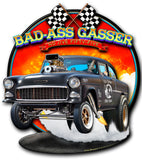 3- D GASSER Metal Sign