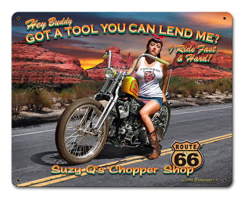 Hey Buddy Got A Tool? Vintage Sign Metal Sign