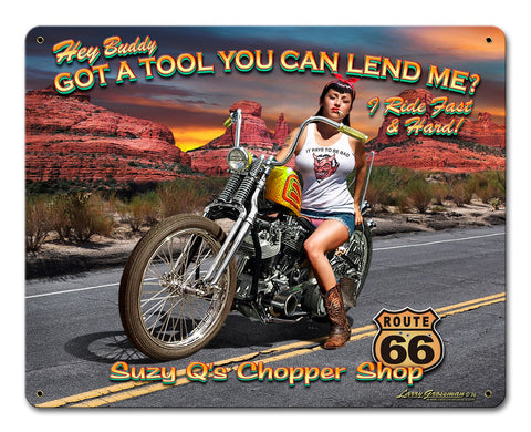 HEY BUDDY GOT A TOOL? Vintage Sign Metal Sign