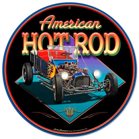 AMERICAN HOT ROD Vintage Sign Metal Sign