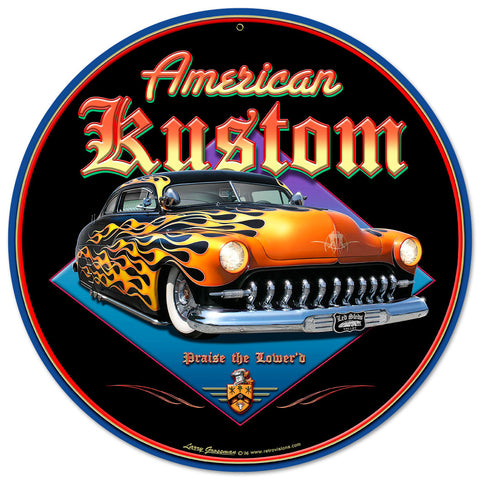 AMERICAN KUSTOM Vintage Sign Metal Sign