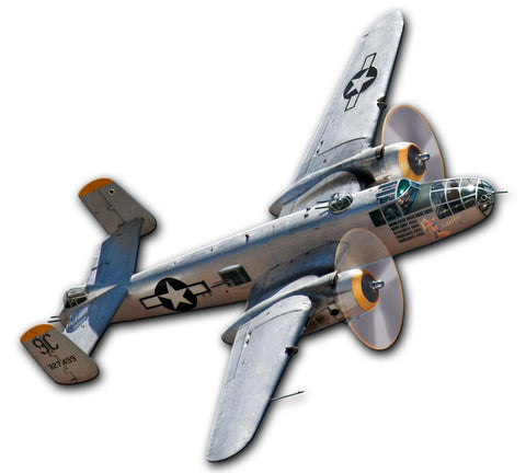B-25 MITCHELL BOMBER Vintage Sign Metal Sign