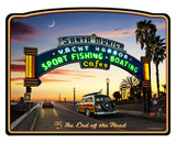 SANTA MONICA PIER Vintage Sign Metal Sign