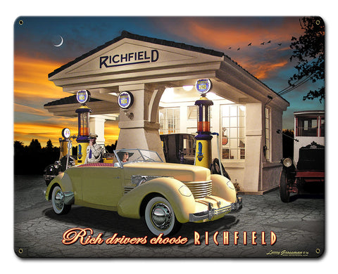 RICHFIELD CORD Vintage Sign Metal Sign