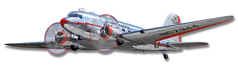 DC-3 AIRPLANE Vintage Sign Metal Sign