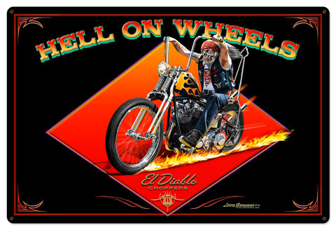 Hell-On-Wheels-Vintage-Sign-Metal-Sign