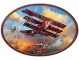 Fokker Tri-Plane Vintage Sign Metal Sign