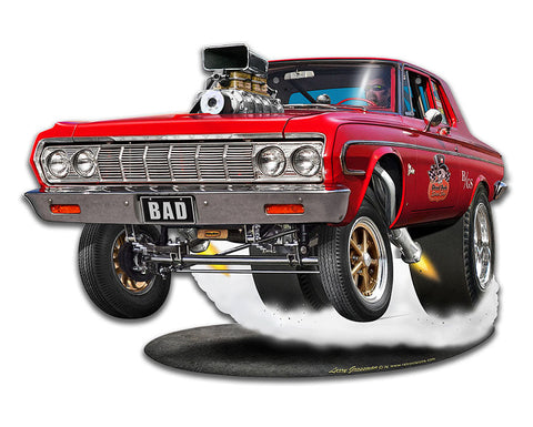 1964-BLOWN-MO-POWER-Vintage-Sign-Metal-Sign