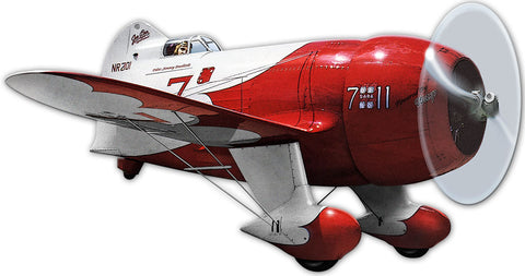 1932 Gee Bee Race Plane Vintage Sign Metal Sign