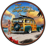 SURFIN' SAFARI Vintage Sign Metal Sign