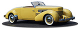1937 CORD 812  Vintage Sign Metal Sign