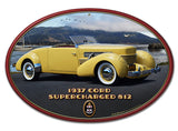1937 CORD 812 Vintage Sign Metal Sign