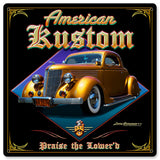 American Kustom Vintage Sign Metal Sign